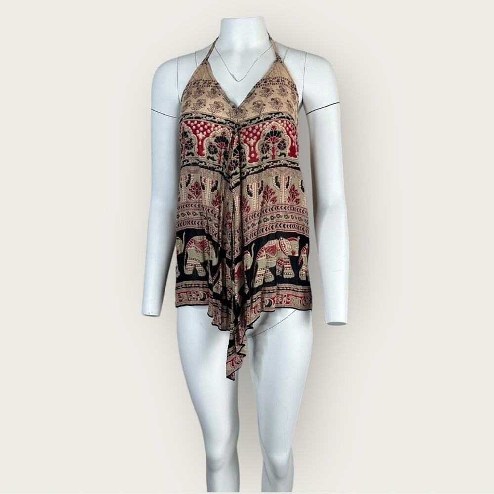 NWT | Band of Gypsies | Elephant Halter Top | Multi Color | Medium